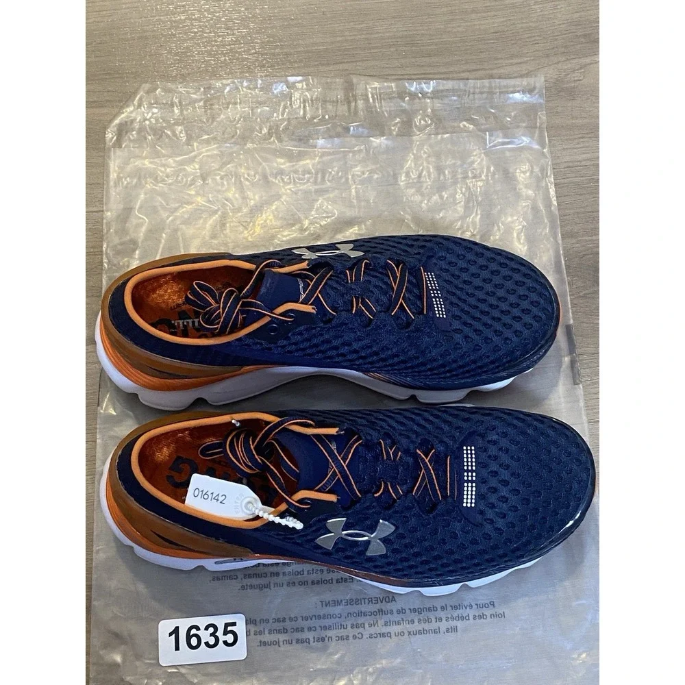 Under Armour Speedform Gemini 3 Sneakers Athletic Shoes Blue Orange Women Size 9